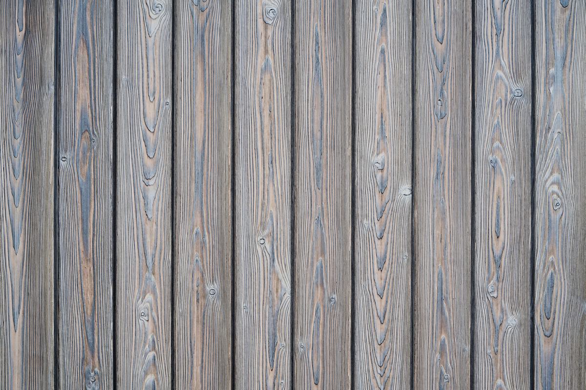 Cloud White charred larch cladding