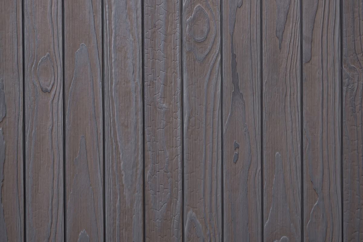 Light Grey charred thermo radiata pine cladding
