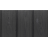 Premium Yakisugi Dark Grey charred larch cladding SL shiplap profile shadow line installation on luxury modern building facade
