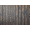 Luxury modern building facade featuring Shou Sugi Ban Silver Grey charred larch shiplap cladding