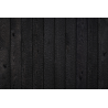 Luxury modern building facade featuring Shou Sugi Ban Deep Black charred larch shiplap cladding