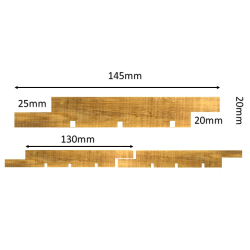 Contemporary architectural residential facade using premium Dark Black charred larch shiplap boards
