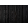 High end modern house cladding Dark Black charred larch timber shadow line SL profile