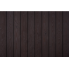 Premium warm tone Dark Brown charred larch cladding shiplap shadow line SL profile joints